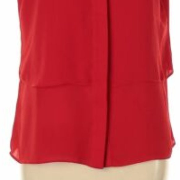 The Limited Red Sleeveless Blouse M - Picture 6 of 6